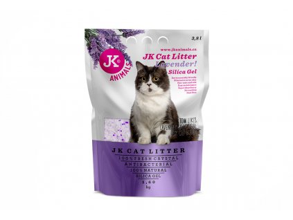 59141 3 jk animals cat litter lavender silica gel 1 6 kg 3 8 l 1
