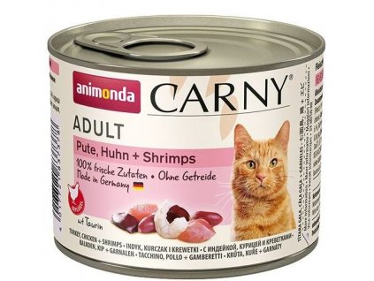 Animonda carny cat Pute, Huhn + Shrimps 200g