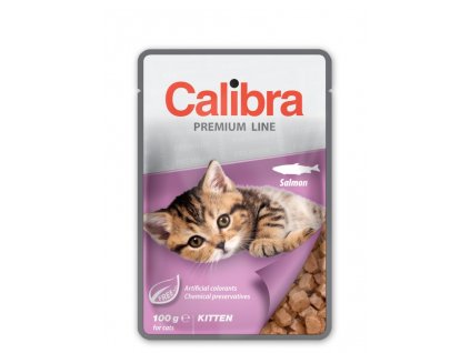 Calibra Cat kapsa Premium Kitten salmon 100g