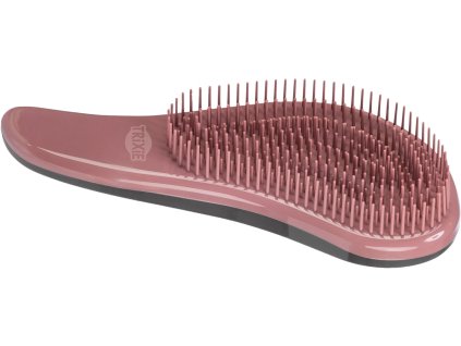 Měkký plastový kartáč pro kočky, 19cm, růžová/černá