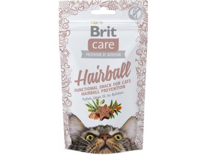 brit cat snack hairball