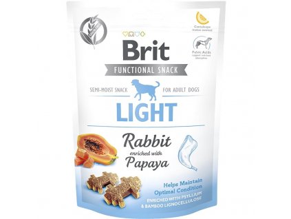 brit care functional snack light rabbit 150g