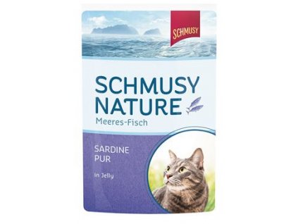 Schmusy Cat kapsa Fish sardinky v želé 100g