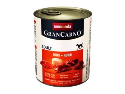 Animonda pes GRANCARNO konz. ADULT hovězí/kuřecí 800g