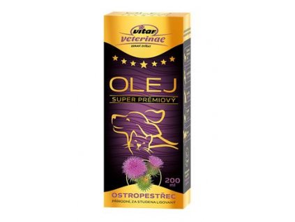 VITAR Veterinae Ostropestřec olej 200ml