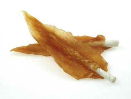 Plátky kuřecí s kalciovou tyčkou 6 cm 250g