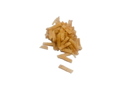 Proužky kuřecí s kousky lososa - mini 100g