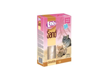 LOLO písek pro činčily v krabičce 1500 g