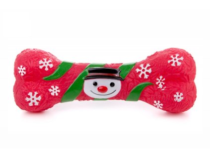 46450 vinylova piskaci hracka kost x mas 18 cm 01