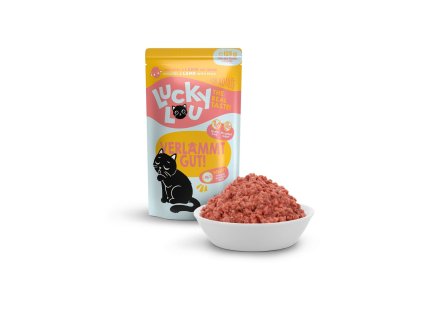 Lucky Lou Lifestage Adult s drůbežím a jehněčím masem 125 g