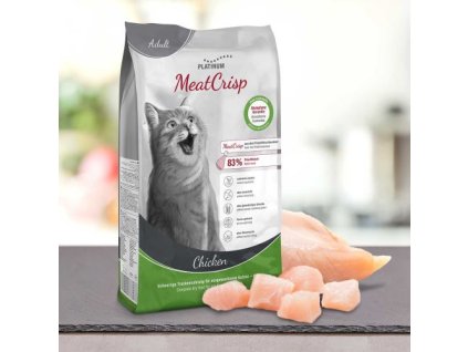 platinum meatcrisp adult chicken kure pro dospele kocky 3 kg