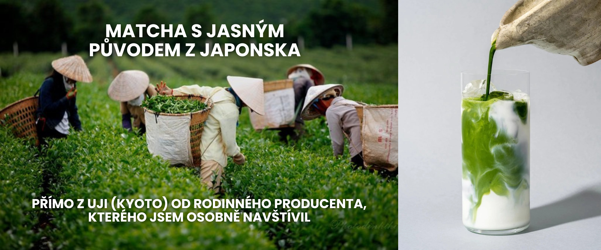 Matcha s jasným původem z Japonska