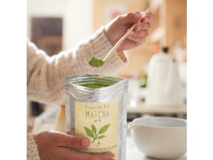 Bambusová lžička (chashaku)