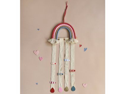 Bright Rainbow Drops Clip Hanger n36v76gn