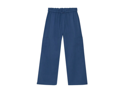 minymo kinderhose lyocell true blue vorderansicht