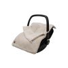 Fusak do autosedačky Check Knit Oatmeal