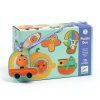 dj08270 puzzle duo dopravne prostriedky 10 ks