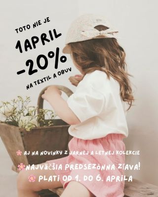 Toto NIE JE 1. apríl! 😄🐻 U Pána Medvedíka sme si pre vás pripravili NAJVÄČŠIU predsezónnu zľavu, akú sme kedy mali! 💥 Od...