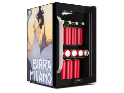 7673 lednice na napoje klarstein beersafe 70 birra milano edition 70l