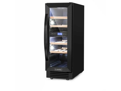 7931 dvouzonova vinoteka klarstein vinovilla 17 built in duo onyx edition 17 lahvi