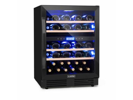 4850 9 dvouzonova vinoteka klarstein vinovilla onyx 43 43 lahvi