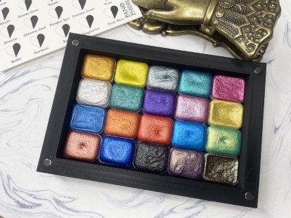 Akvarelová paleta 20 barev