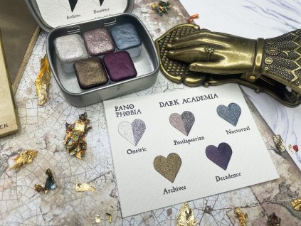 DARK ACADEMIA Akvarelová paletka