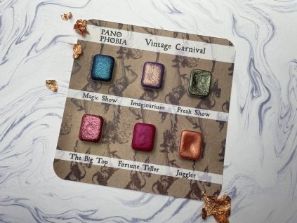 VINTAGE CARNIVAL Akvarelová sada