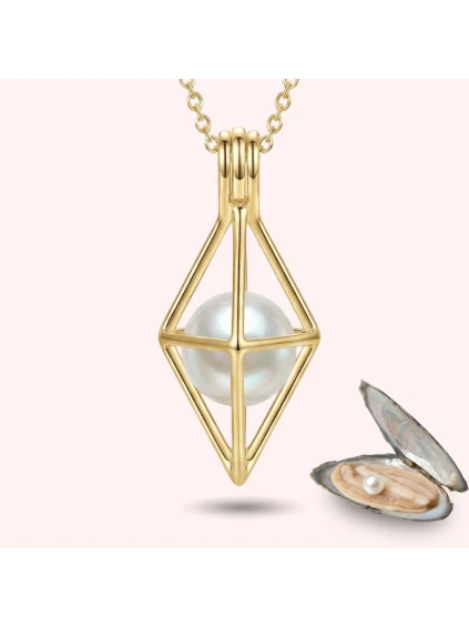 zlata pyramida musle s perlou
