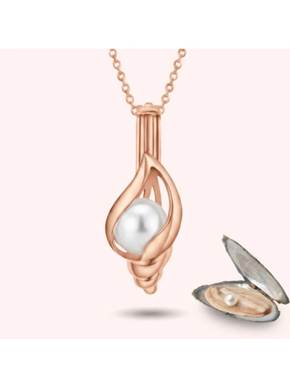 ruzovy musle musle s perlou