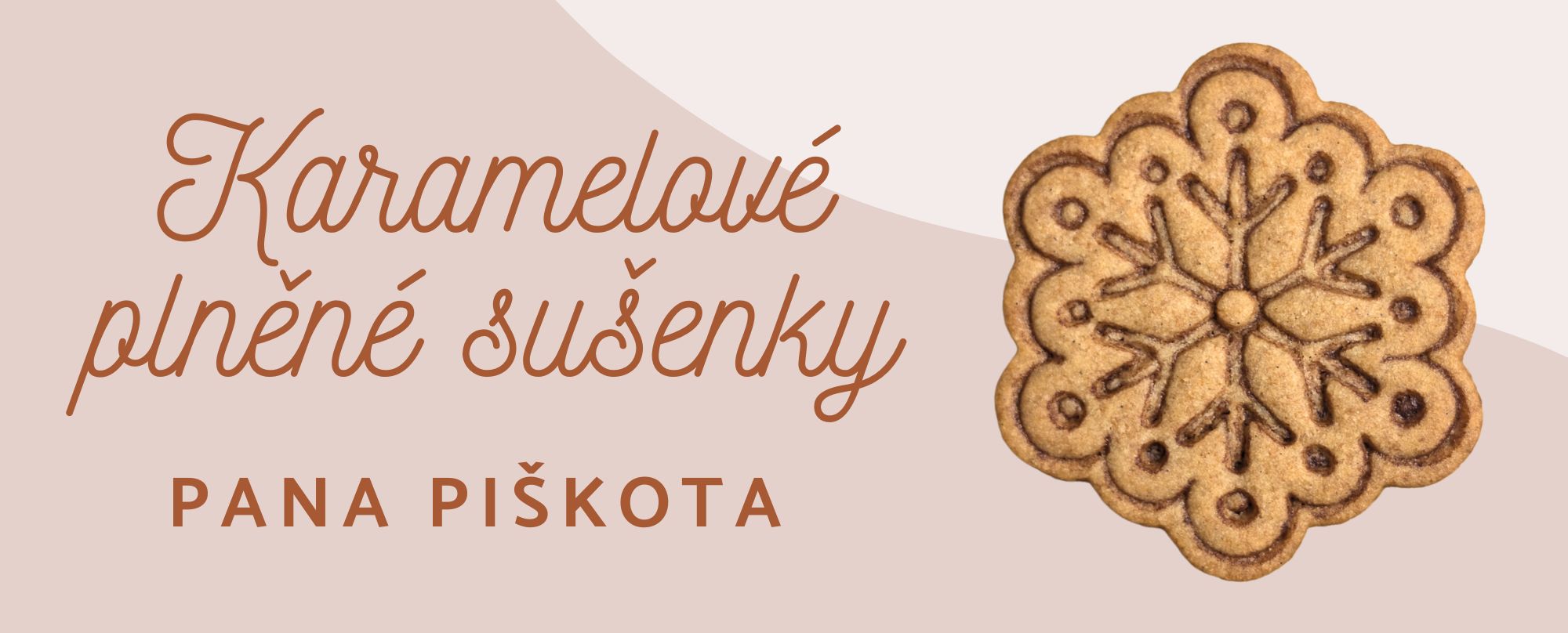 Linecké cukroví z karamelových sušenek