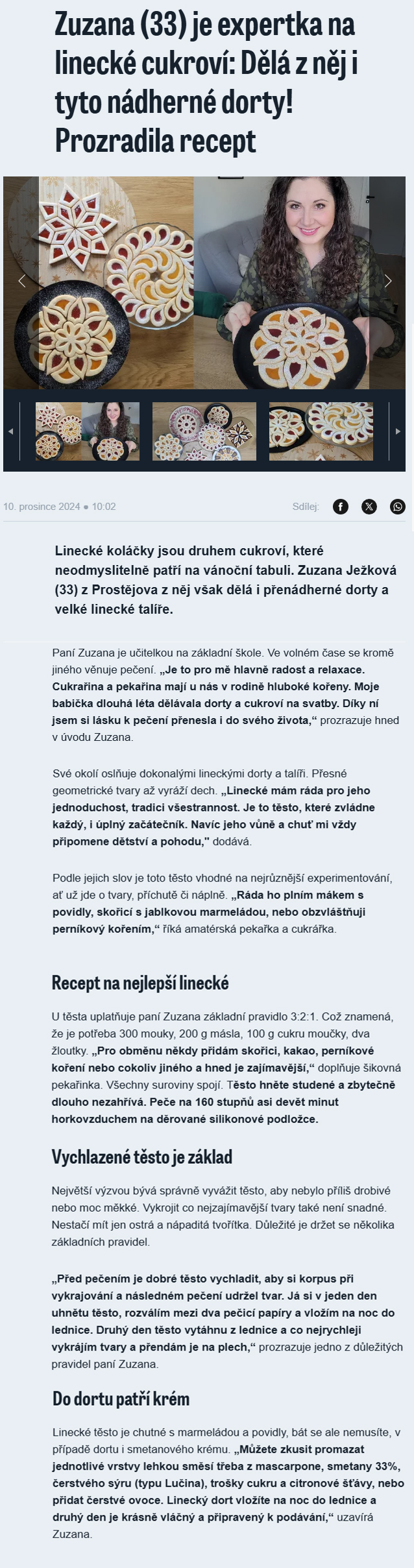 Pna PIškot linecké talíře v blesku
