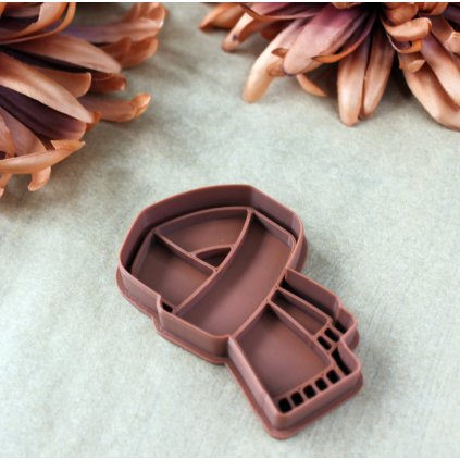 Vykrajovátko s razítkem Šála – podzimní motiv na sušenky a perníčky.