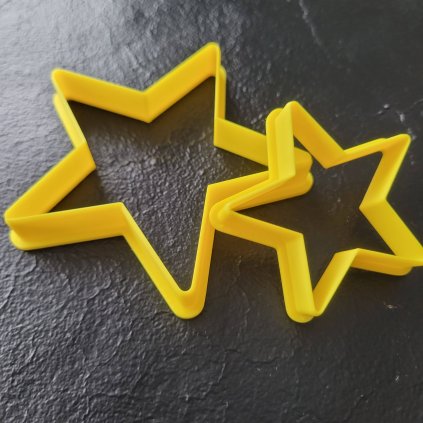 3D vykrajovátko na sušenky ve tvaru hvězdy – český design pro originální vánoční cukroví