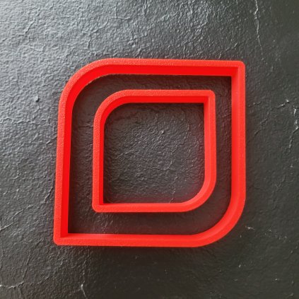 Čtverec se zaoblenými rohy 5 a 8 cm vykrajovačka na sušenky pečení perníčky