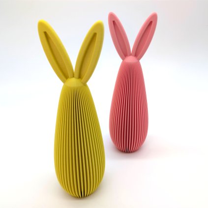 Vejcokrálík velikonoční moderní dekorace 3D tisk