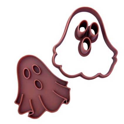 Sušenky pro děti s motivem ducha pro Halloween