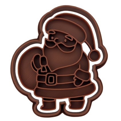 Tvořítko Santa Claus s pytelm plným dárků