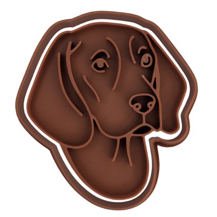 Vykrajovačka s razítkem bavorský barvář cukroví pro chovatele psů