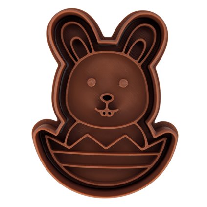 Vykrajovátko králík ve vajíčku 3D formička