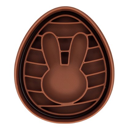 Vykrajovátko vajíčko s králíkem 3D tisk