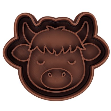 Vykrajovátko hlava kravičky 3D tisk