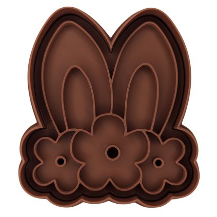 Vykrajovátko uši s čelenkou 3D tisk