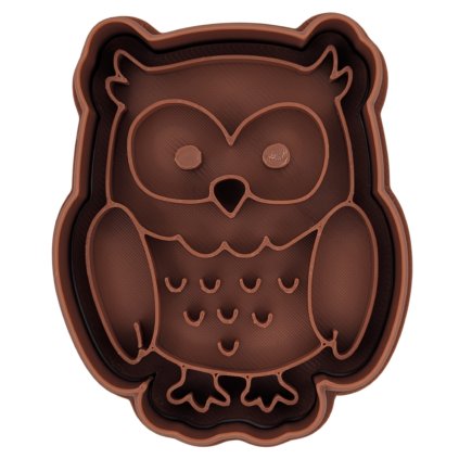 Vykrajovátko sovička 3D tisk