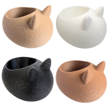 Designový svícen Mňouk s kočičími oušky