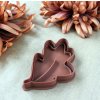 Vykrajovátko s razítkem Dubový list – podzimní sušenky s detailní texturou.