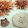 Vykrajovátko s razítkem Liška obličej – podzimní motiv na sušenky a perníčky.
