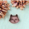 Vykrajovátko s razítkem Liška obličej – podzimní motiv na sušenky a perníčky.