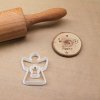 Vykrajovátko na linecké ve tvaru anděla – originální design pro vánoční cukroví.