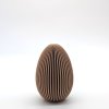 Dekorační vajíčko s pruhy – Krásný doplněk pro velikonoční výzdobu. Hodí se na stůl, do košíků i jako závěsná dekorace